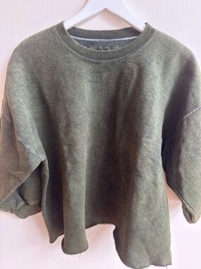 Rachel Comey Olive Green Fond Sweatshirt Size M/L (never worn)!